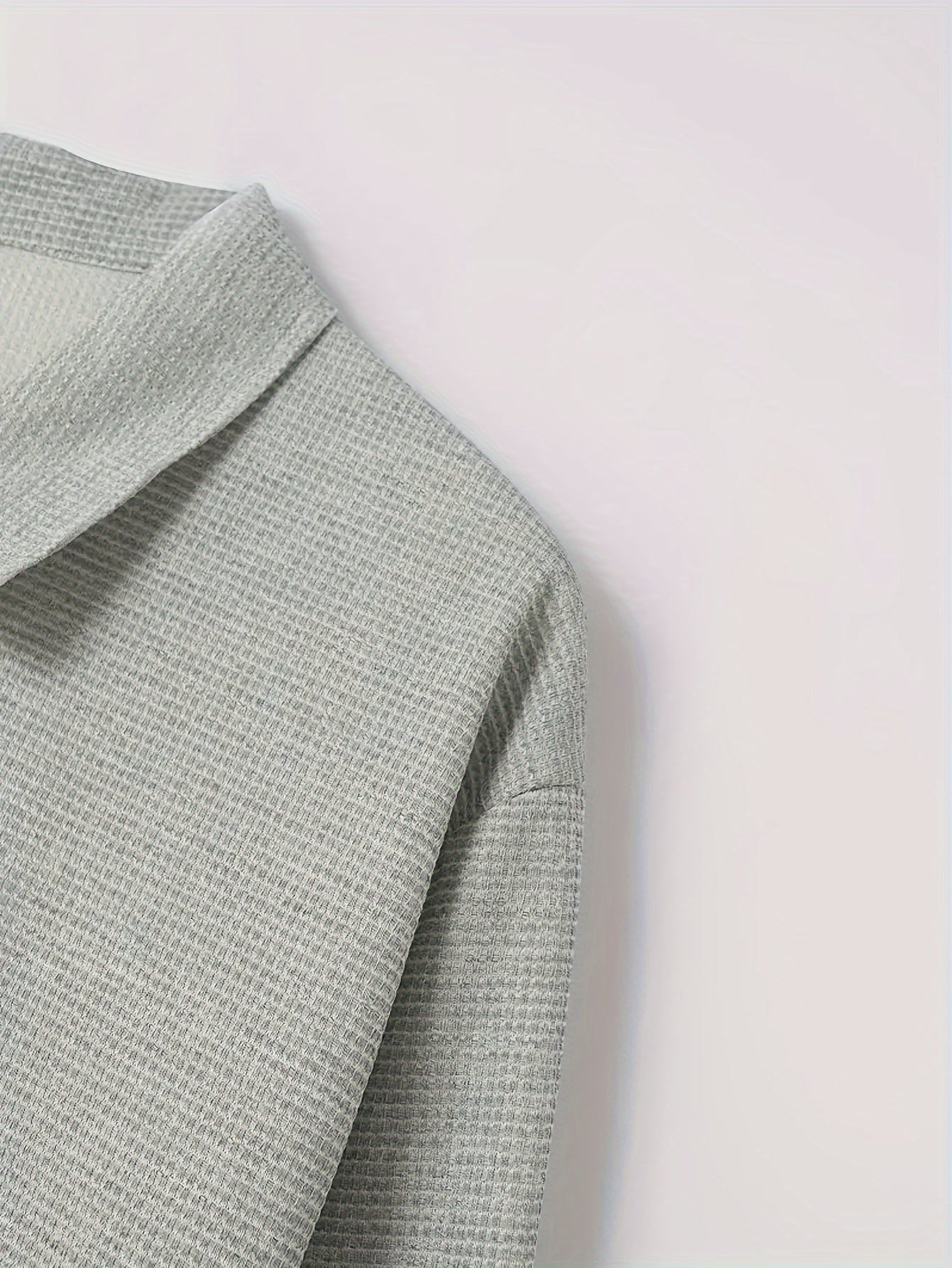 Men's Outdoor Outfit Solid Long Sleeve Zip-Up Jacket and Pants Casual Sportswear