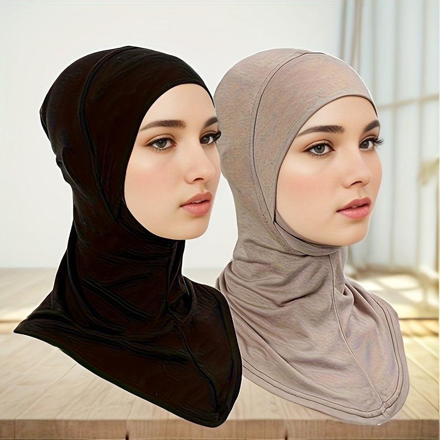 Nafas oladigan elastik turban shlyapa hijab Ramazon va Eid sovgʻasi uchun