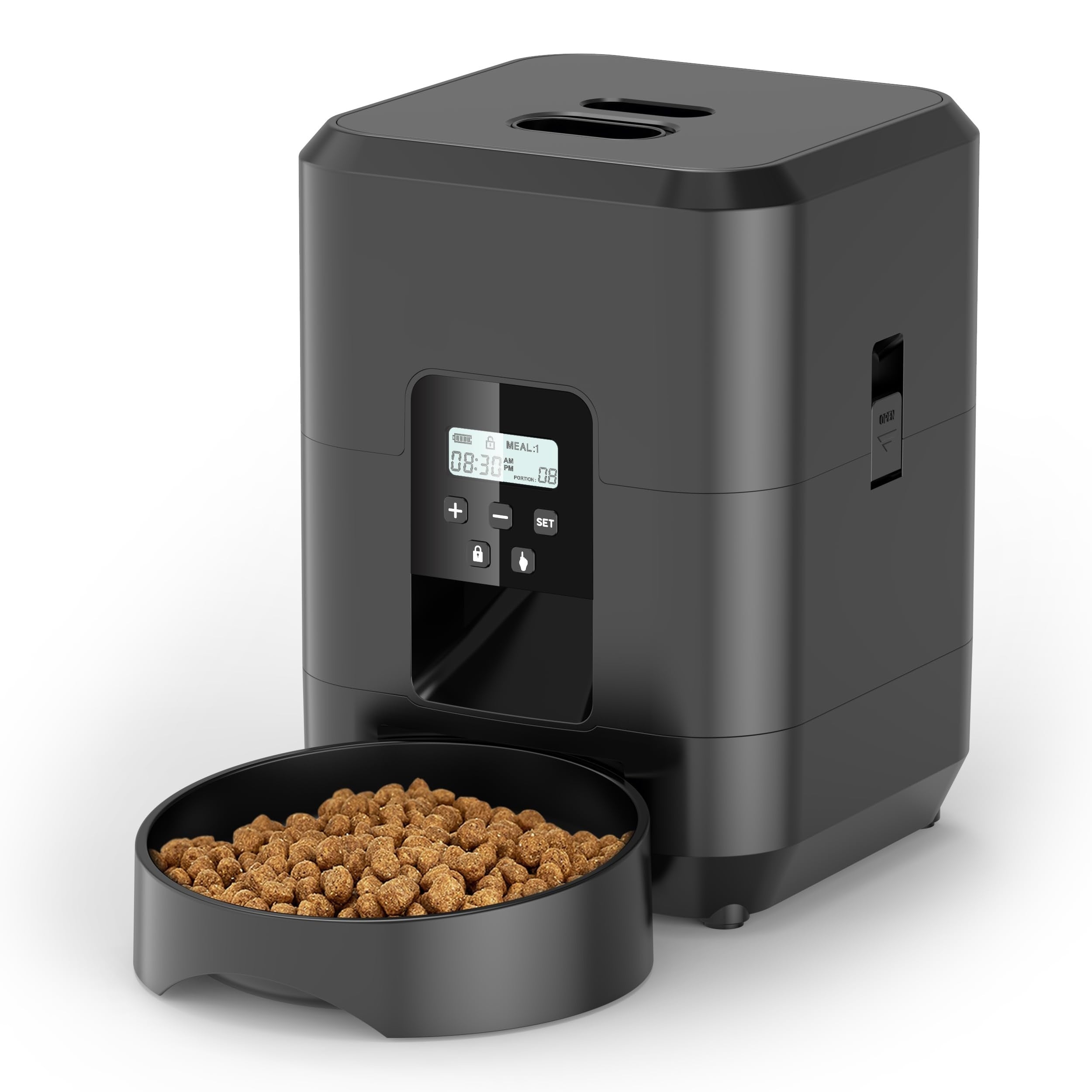 2L USB-Powered Automatic Cat and Dog Food Dispenser Programmable with Memory Timer
