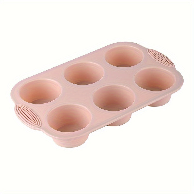 Non-Stick Silicone Muffin Pan 6/12 Cavities Food Grade Cupcake Mold Brownie Baking Pan
