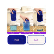 4 ta to'plam nam spray mopu ultra-nozik mikrofiber chenille tekis mop almashtirish matolari, ranglar farq qilishi mumkin.