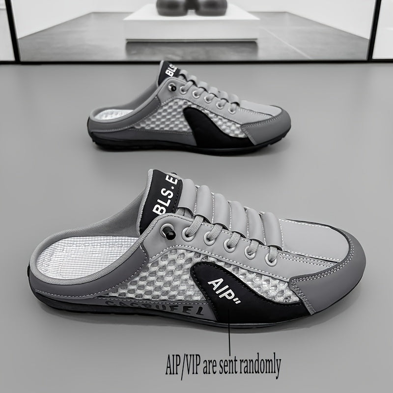 Men's Casual Slip-On Shoes Rubber Sole Fabric Upper All-Season Solid