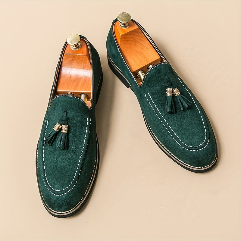 Men's Lightweight Tassel Loafers Slip-On Casual Shoes for Business Office Spring Summer Autumn