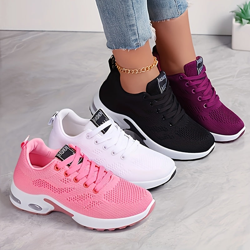 Women's Breathable Mesh Running Shoes Lightweight Outdoor Sports Shoes