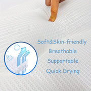 Эргономическая ванночка для ванны с нескользящим присоском, быстро сохнет, моется в машине, белая