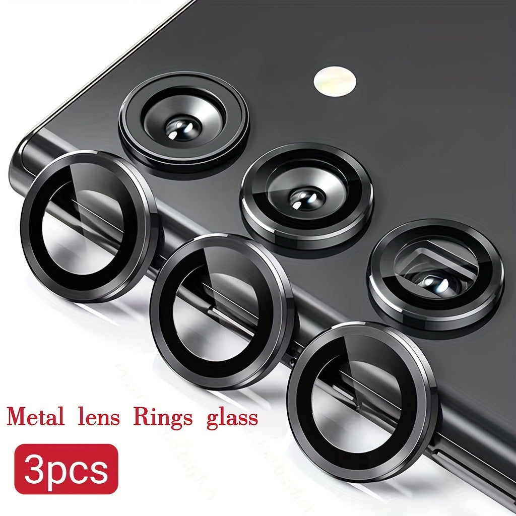 Anillos protectores de lentes de cámara de vidrio para modelos de las series Samsung A y S