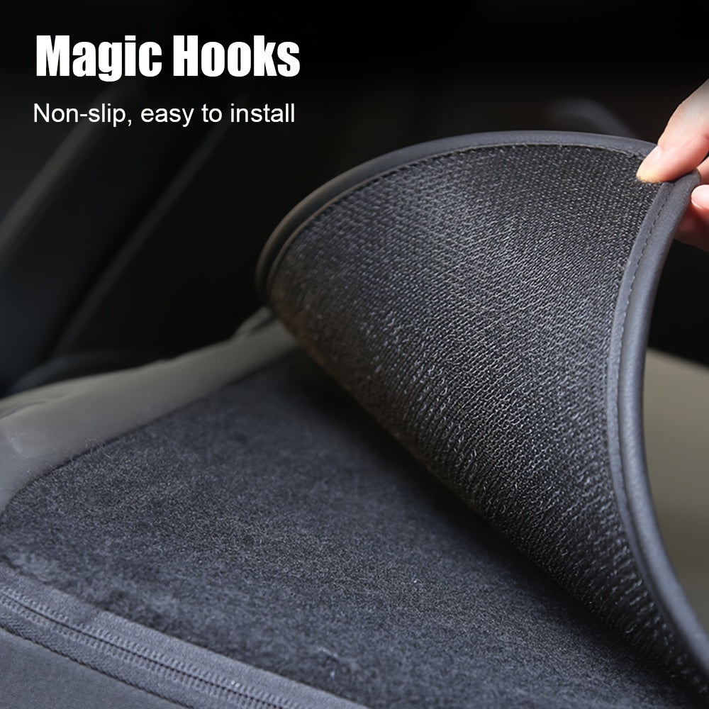 Rear Seat Backrest Cover for Model Y/3 Durable Seat Protector with Kick Pad