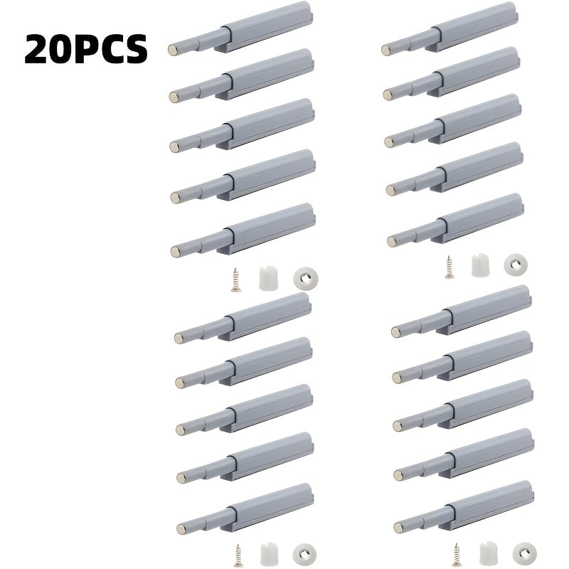 Set of 5/10/15/20 Plastic Automatic Rebound Door Switch for High Doors and Drawers