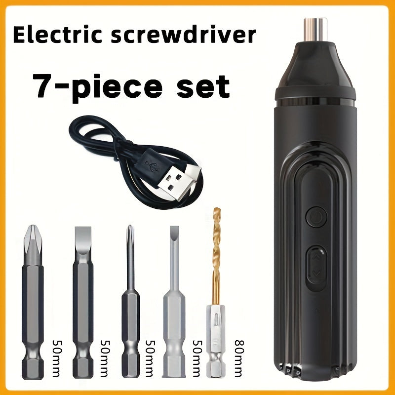Kit de destornillador inalámbrico eléctrico con batería de litio recargable para reparaciones en el hogar