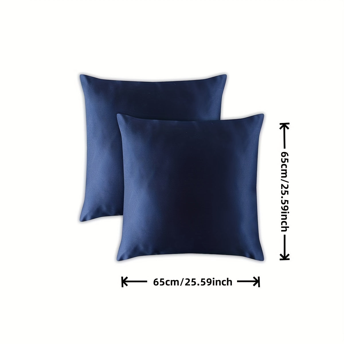 Set of 2 Satin Pillowcases in Multiple Colors Soft Airy Envelope Closure