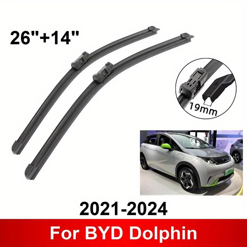 Universal Car Wiper Blades 66cm and 36cm Windshield Cleaning Accessories