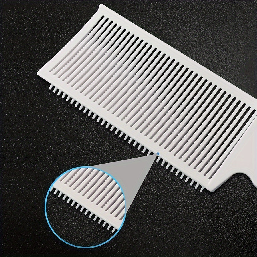 Juego de 3 peines de barbero, incluyendo peine para degradado, peine para flat top y peine de posicionamiento