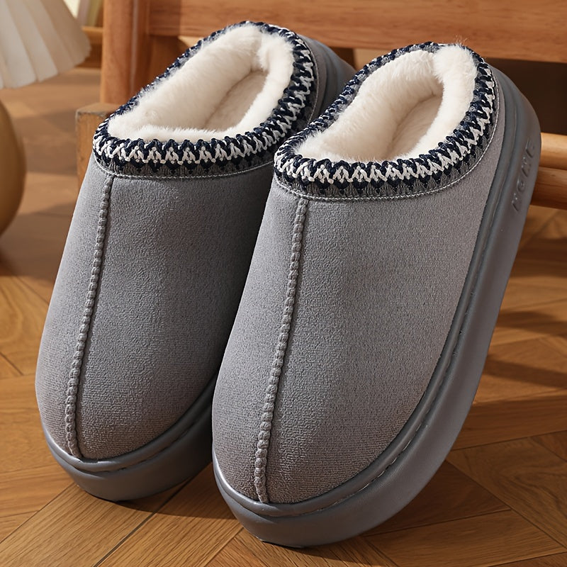 Couples' Winter Slippers Soft EVA Warm Lining Dictionary Style