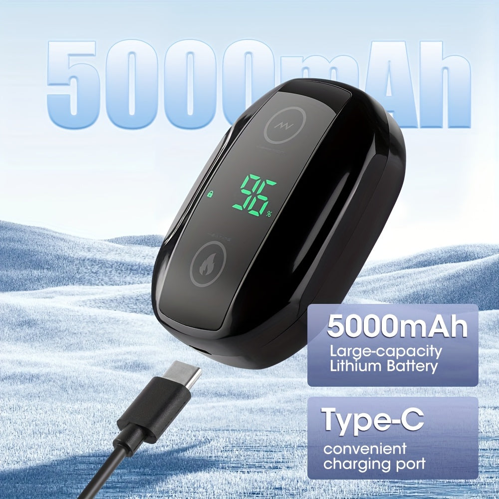 Wireless Shoulder Massager with Heat Vibration Rechargeable Battery