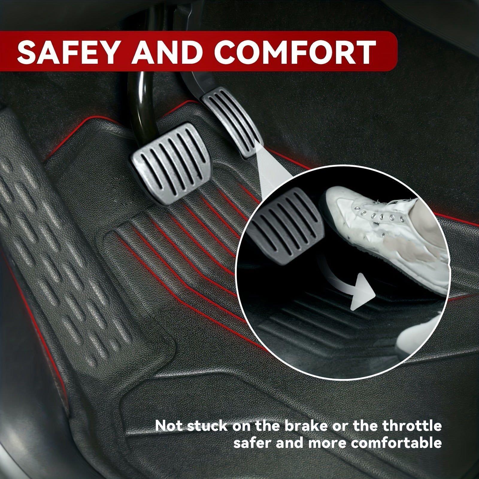 All Weather PVC Leather Floor and Cargo Mats for Tesla Model 3/Y