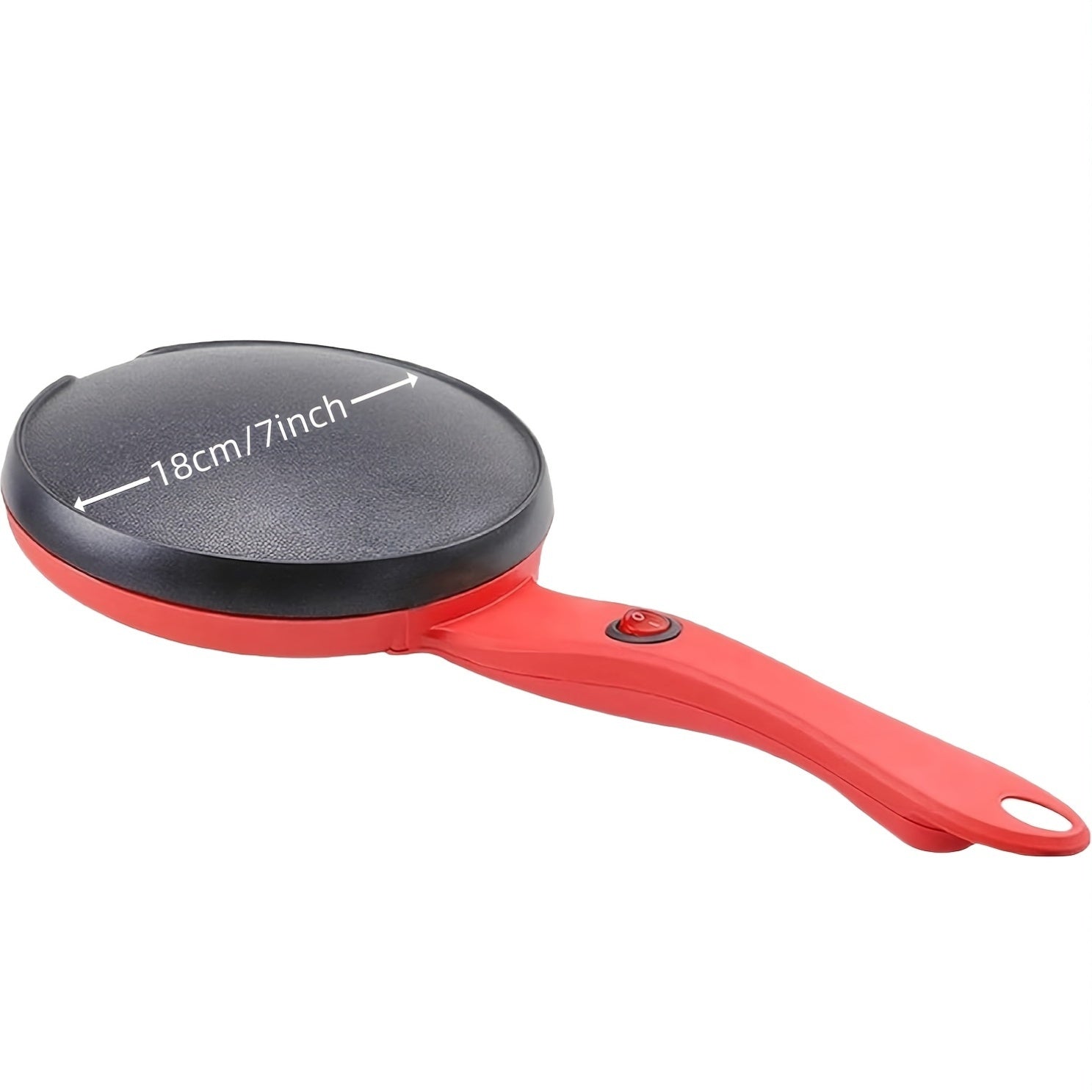 600W quvvatga ega elektr pancake tayyorlagich, yopishqoq qovurish panasi bilan birga, moy cho'tkasi va bosish tugmasi nazorati bilan ta'minlangan. Pancake, kreplar va steaklar uchun mos keladi.