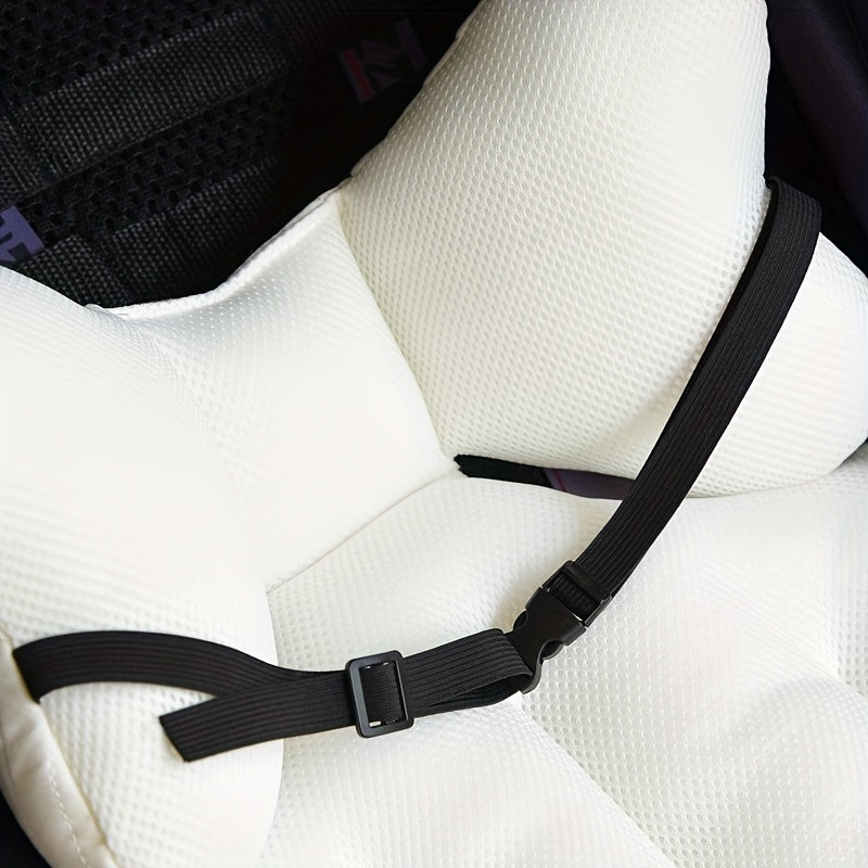 Thick Stroller Seat Cushion for Comfort Polyester Fabric Baby Carriage Pad