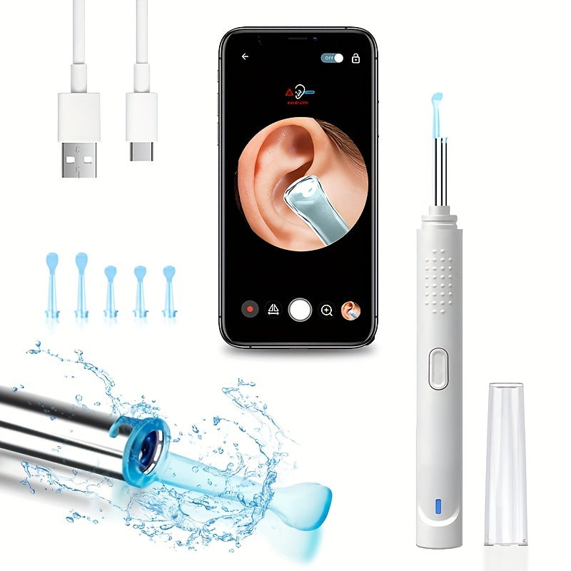 Earwax Removal Kit with Camera Rechargeable Ear Cleaner for Home Use