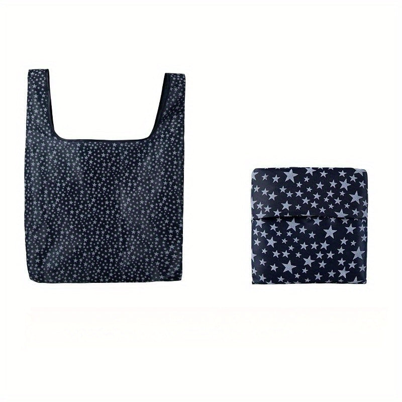 Foldable Oxford Cloth Shopping Bag Lightweight Tote for Non-Food Items