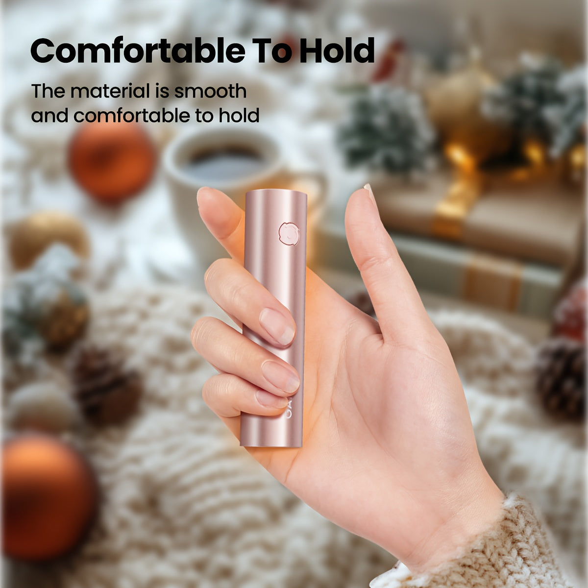 Portativ va sozlanadigan Gaiatop lab bo'yog'i qo'l isitgichi tez isitish va qulay lanyard ulanishi bilan. Partiyalar, ish va sayohat uchun mukammal, shuningdek, ajoyib bayram sovg'asi bo'ladi.