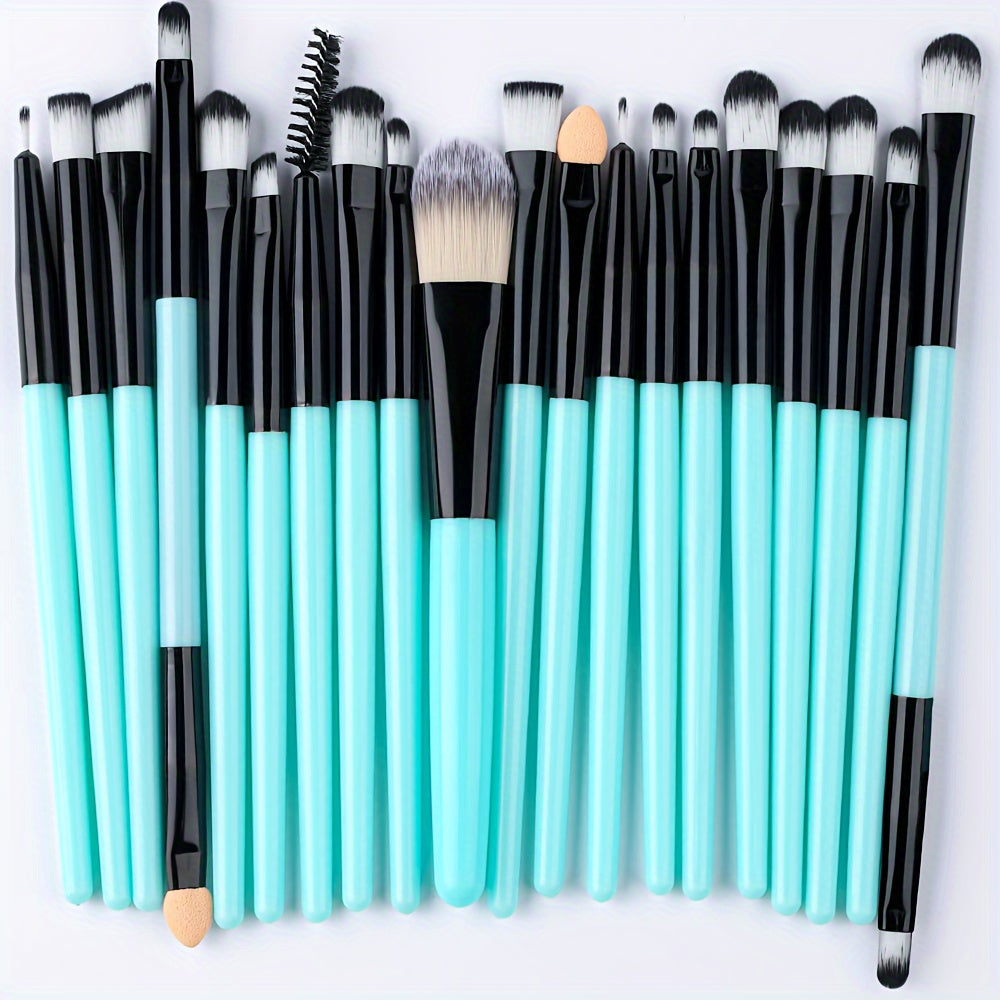 Women Makeup Brush Set 34 Pcs Soft Synthetic Hair Eye Shadow Foundation