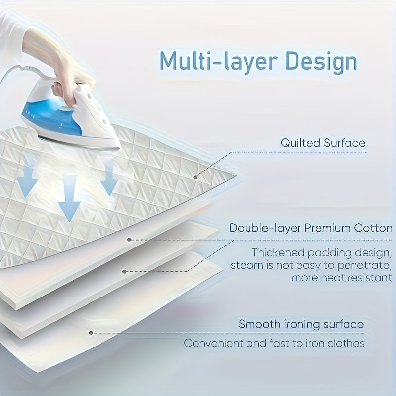 Alfombrilla de planchar magnética plegable y portátil para uso en el hogar y de viaje