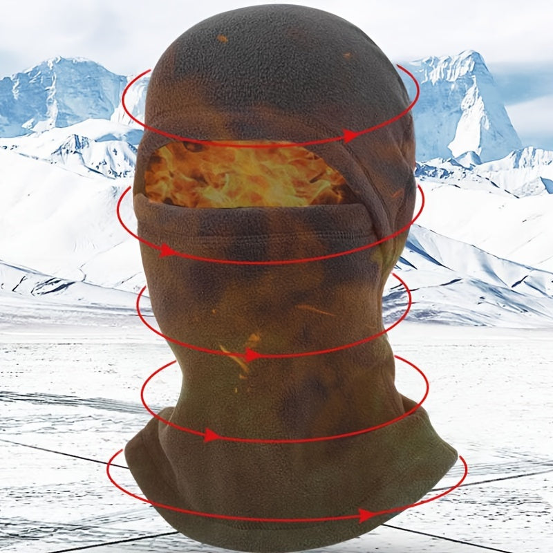Unisex Polar Fleece Balaclava Face Mask for Winter Cold Weather Activities