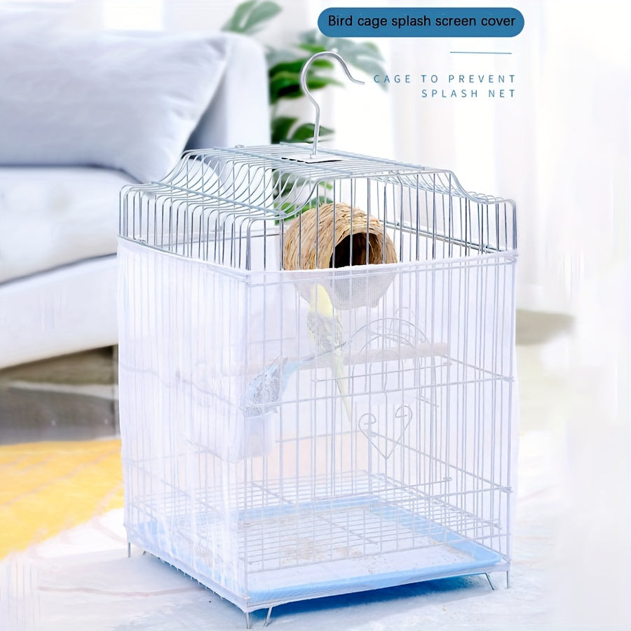 Nylon Mesh Bird Cage Netting for Parrots and Small Birds Durable Polyester Material