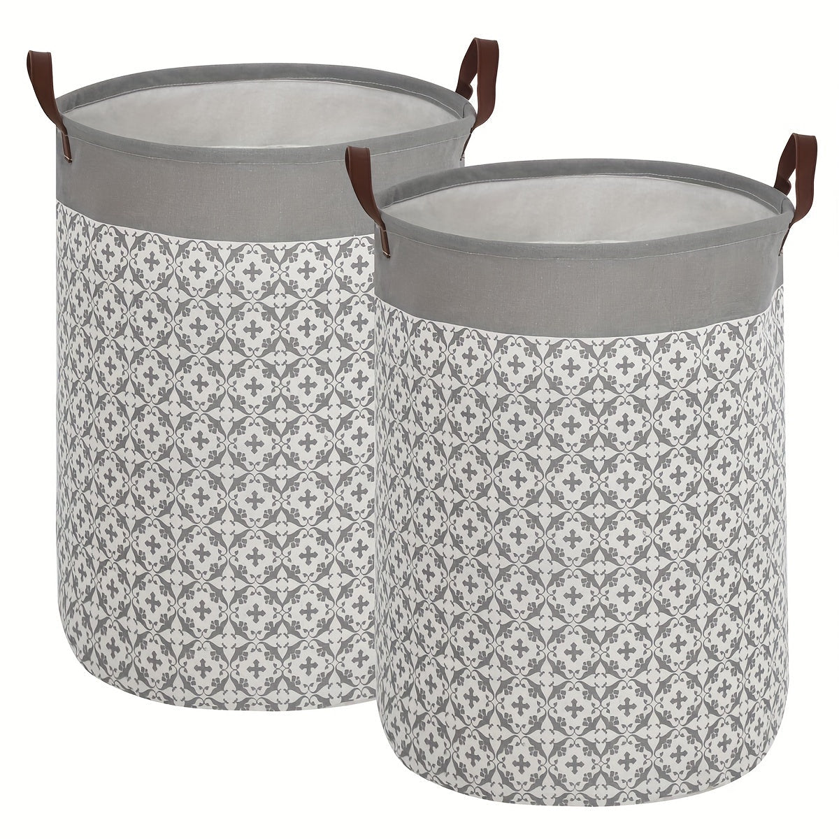 Large Waterproof Collapsible Laundry Basket with Handles for Dorms and Home Storage