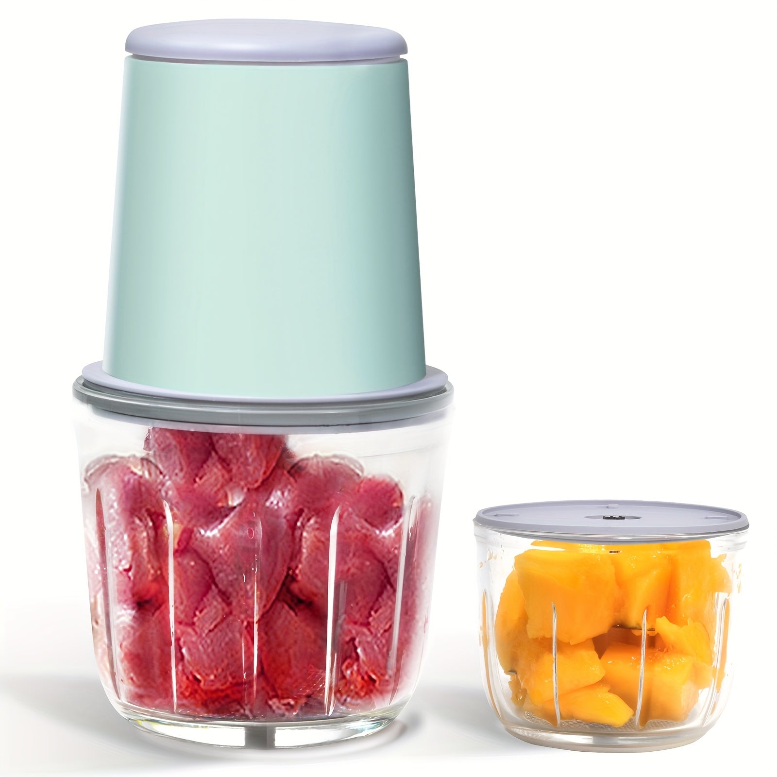 Electric meat grinder 600ml capacity 7.4V for household use