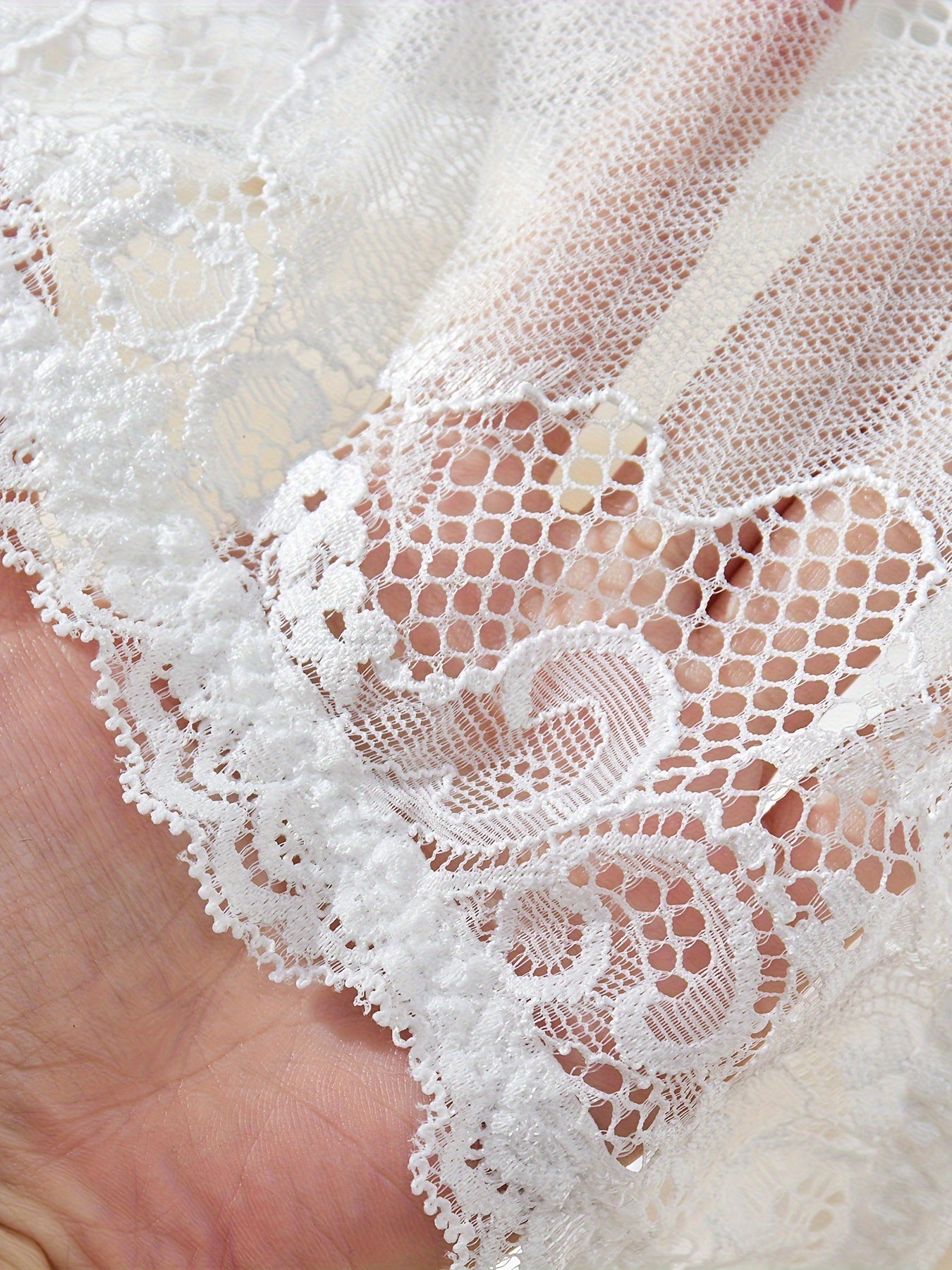 Women's Floral Lace Underwire Cami Bra and Panties Set Elegant Lingerie