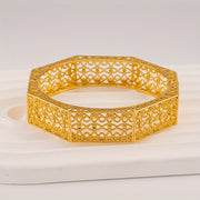Women's Gold Hollow Open Bracelet for Gifting and Fashion