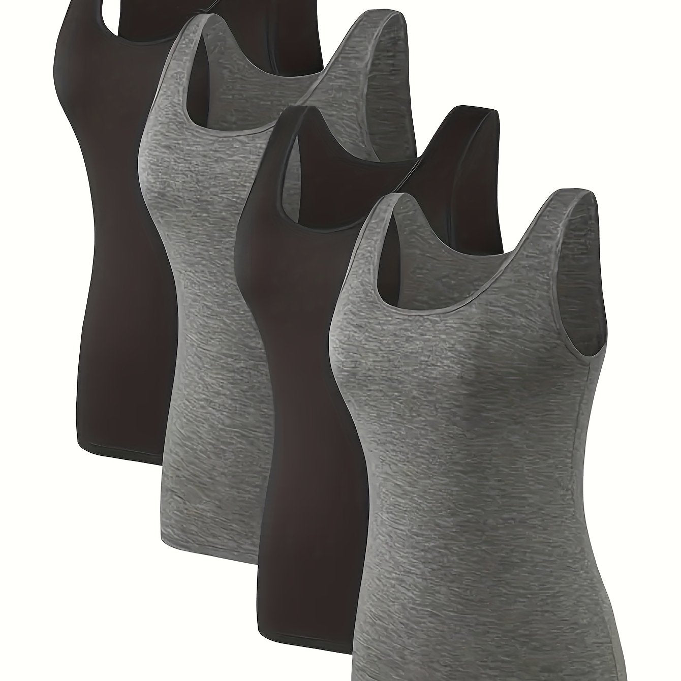 Women's Plus Size Tank Tops Breathable Stretchy Casual Workout Activewear