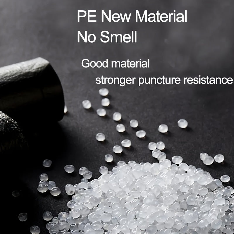 180 Pack Heavy Duty Black Plastic Garbage Bags Leak-Resistant Thickened Trash Bags