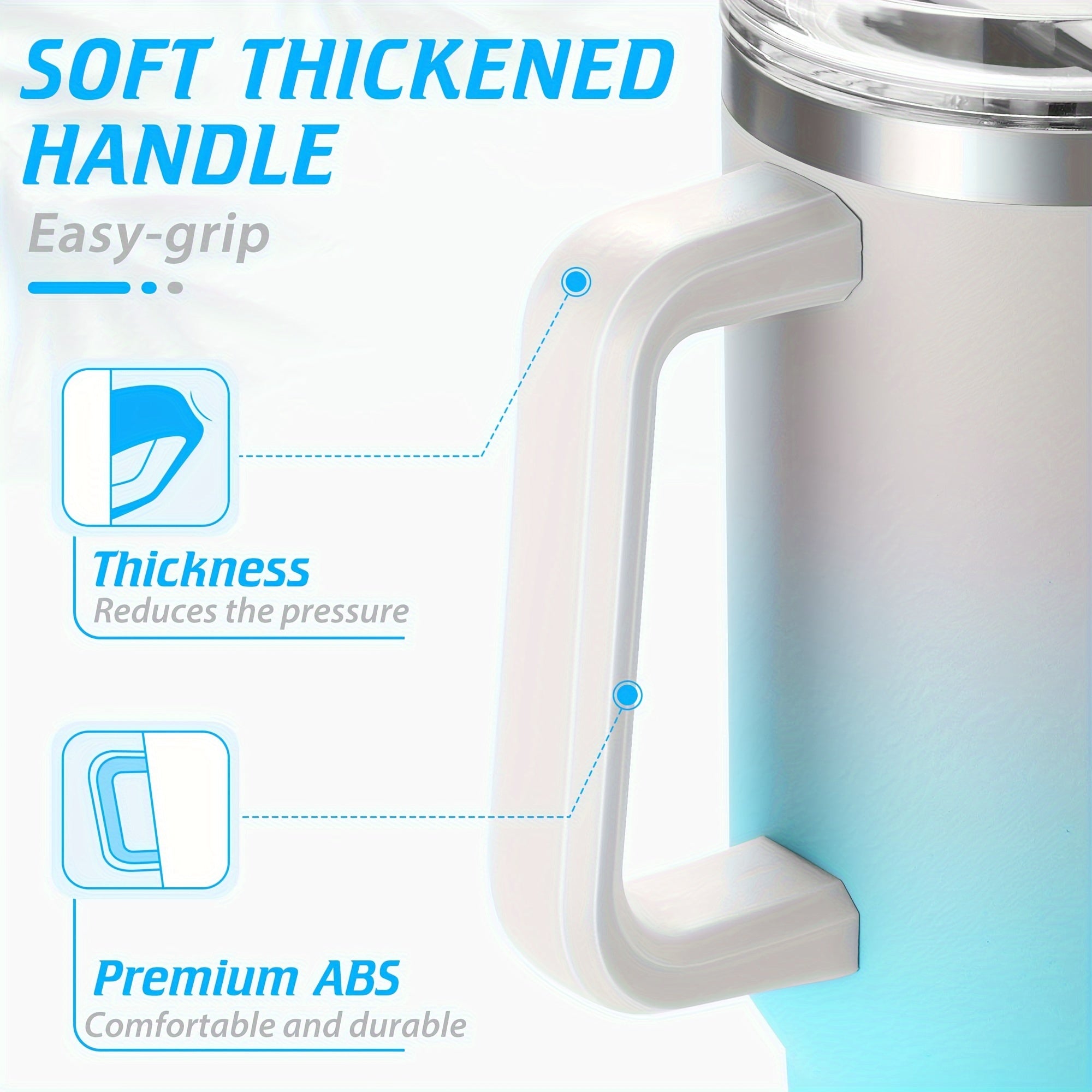 Термос из нержавеющей стали 40oz с ручкой, двойные стенки, вакуумная изоляция, американский флаг