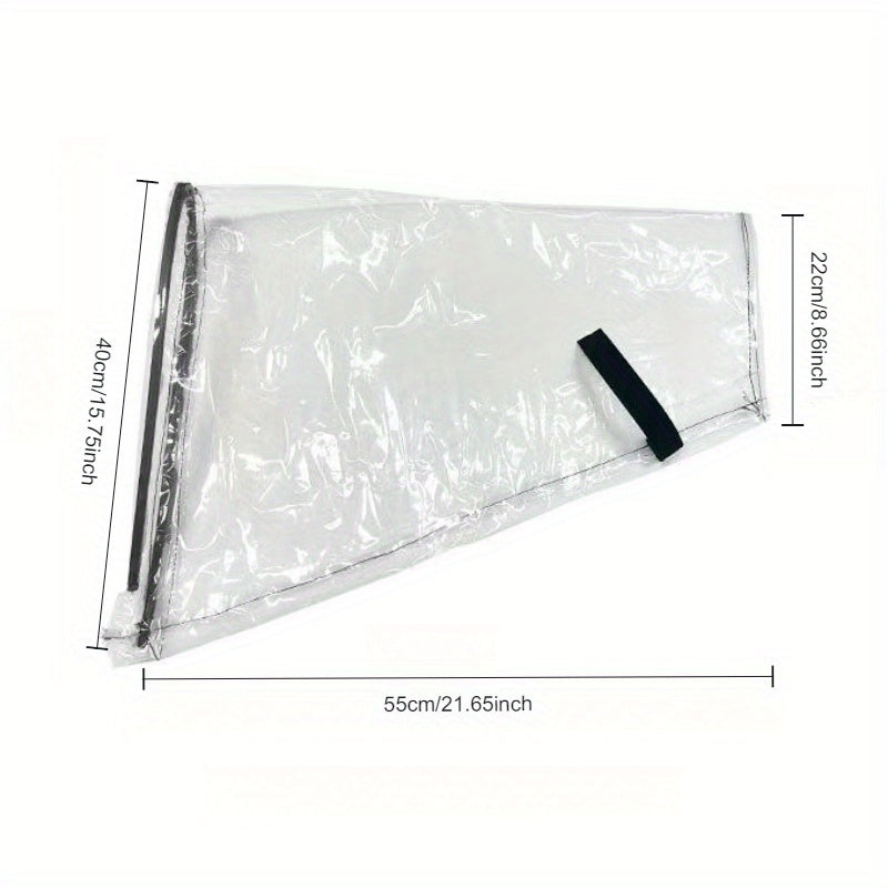 2 piezas de cubierta protectora impermeable y duradera para puerto de carga de vehículo eléctrico de PVC transparente