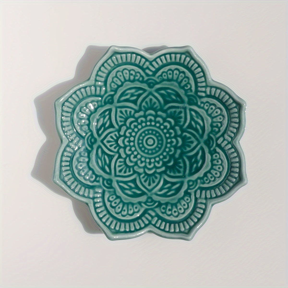 Mandala zargarlik taxtasi gullli plita uchun quloq taqilishi, uzuklar, bilaguzuklar uchun uy bezaklari