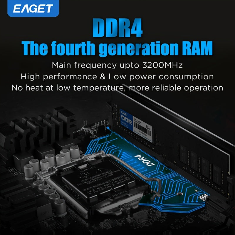 DDR4 Desktop RAM 8GB 16GB 3200MHz High Performance Memory Module for Intel AMD Systems