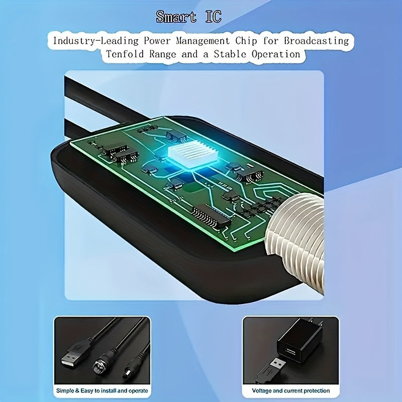 2025 Ultra HD ichki TV antennasi signal kuchaytirgichi 4K 1080P ni qo'llab-quvvatlaydi, USB bilan quvvatlanadi