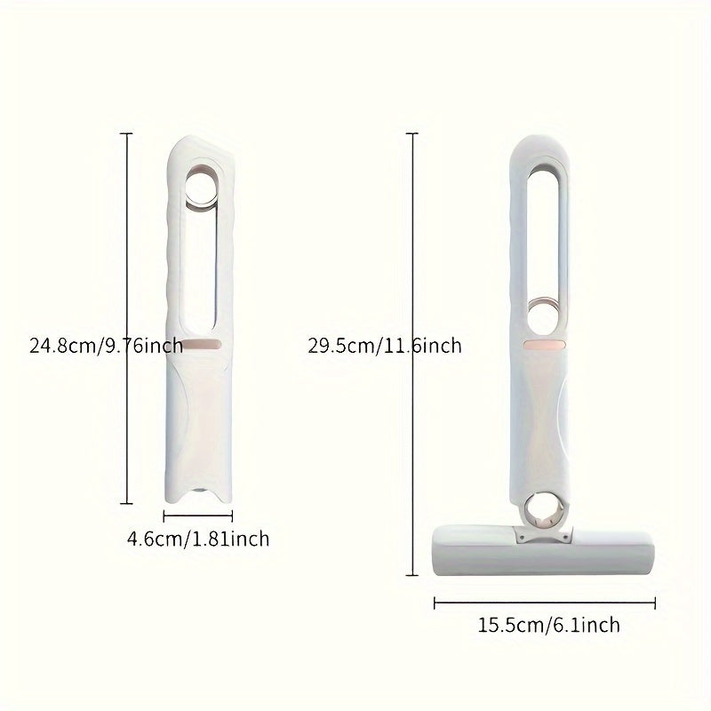 Портативный мини-швабра для автоматической уборки без рук в ванной, кухне, на окнах автомобиля, умывальнике и раковине - универсальная швабра с двойным использованием для влажной/сухой уборки в гостиной, спальне и туалете