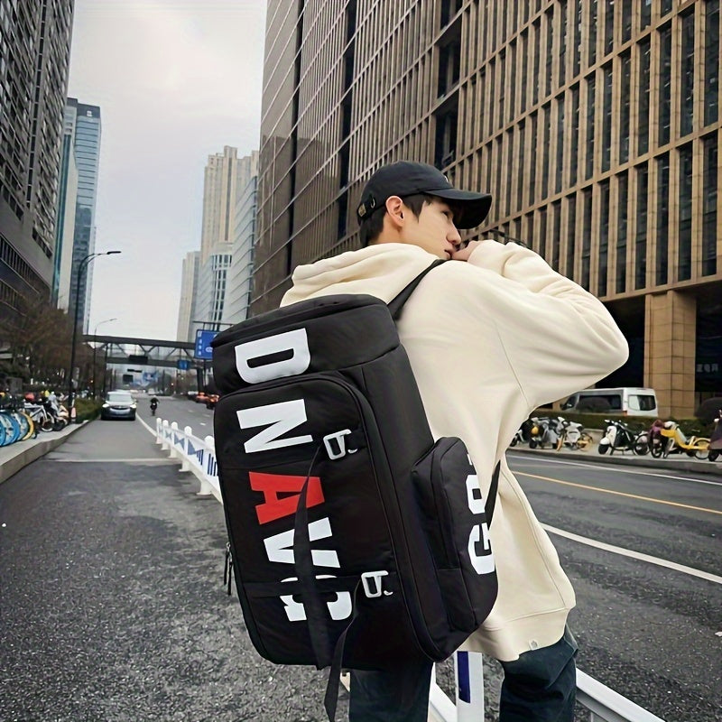 Скейтборд, лыжи, фитнес и дорожная сумка с отдельными влажными и сухими отделениями и большим объемом хранения.