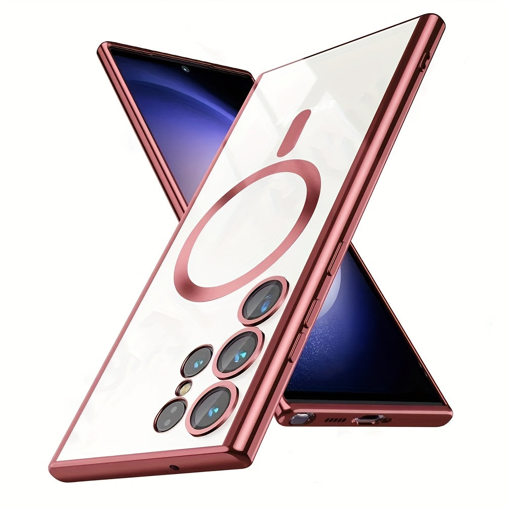 Clear TPU Phone Case for Samsung Galaxy S Series Wireless Charging Compatible