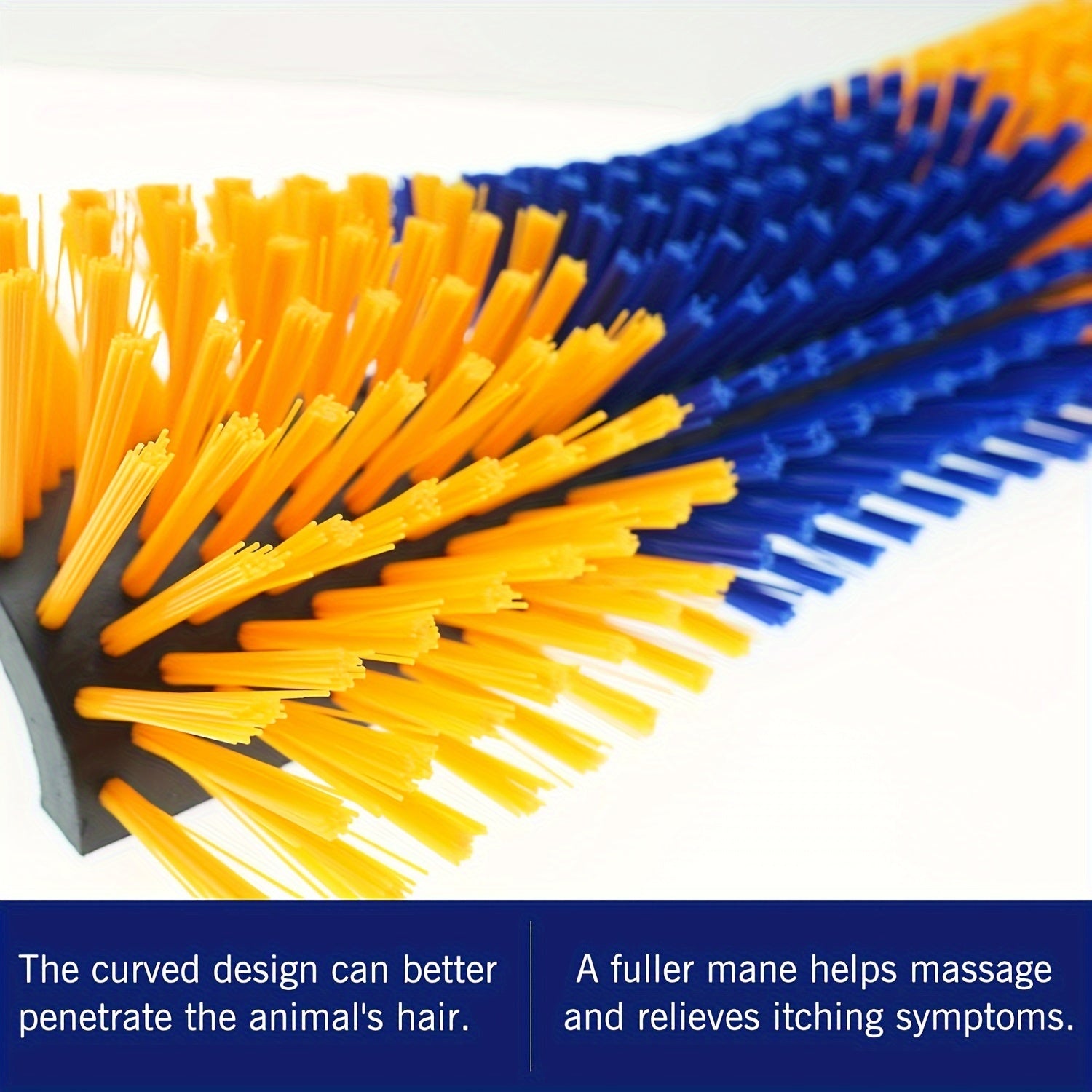 "Hayvonlar uchun qichishdan qutqaruvchi to'siq - Ot, sigir, echki, mol, cho'chqa, qo'y uchun mustahkam plastik parvarish to'plami - O'rta qattiqlikdagi tashqi qichituvchi - Elektr energiyasi talab qilinmaydi, qayta ishlatiladigan."