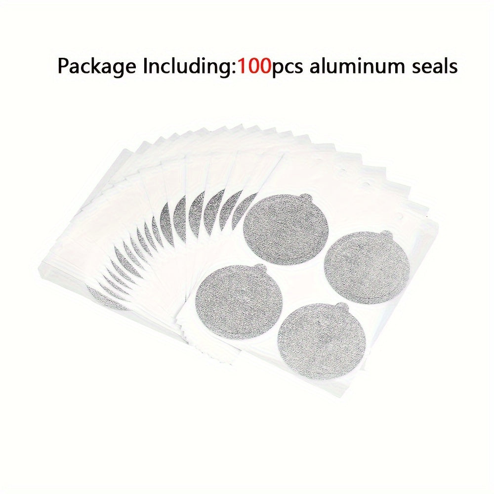 Sellos de cápsula de papel de aluminio resistente a altas temperaturas para preparación de café, reutilizables, ecológicos