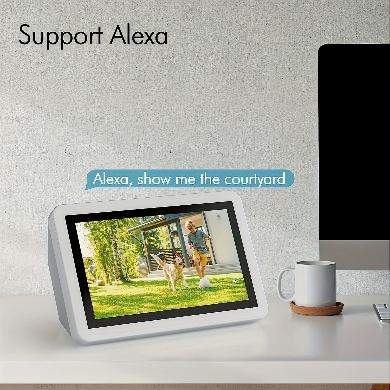 Беспроводная уличная камера видеонаблюдения 2K 3MP с прожектором, сиреной, двусторонним звуком, цветным ночным видением, AI-распознаванием