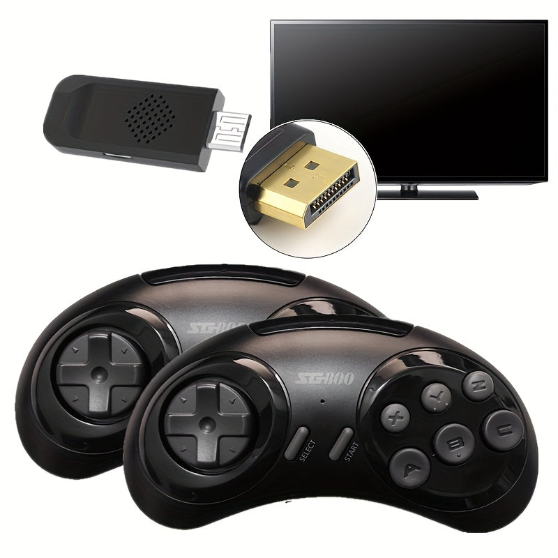 Wireless Game Controller for TV, USB Plug and Play, ABS Material, No Battery