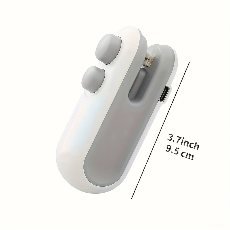 Portable Snack Sealing Machine USB Rechargeable Plastic Bag Sealer Small Kitchen Catering