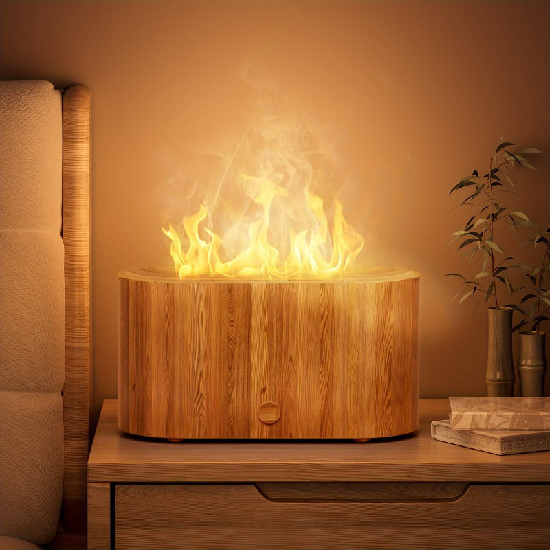 Universal qora USB namlagich va aroma diffuzor va muhit yoritgichi