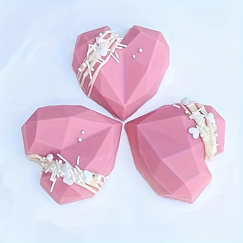 Heart-Shaped Silicone Mold for Chocolates Candies Mousse Cakes Baking Tools