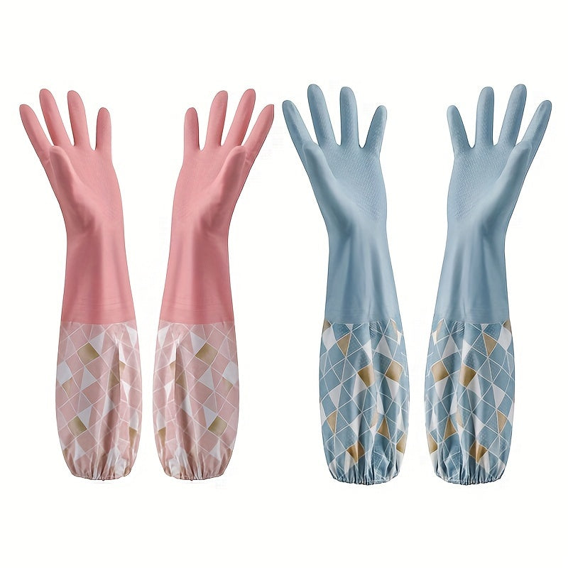 Водонепроницаемые легкие перчатки из ПВХ для уборки кухни и ванной комнаты